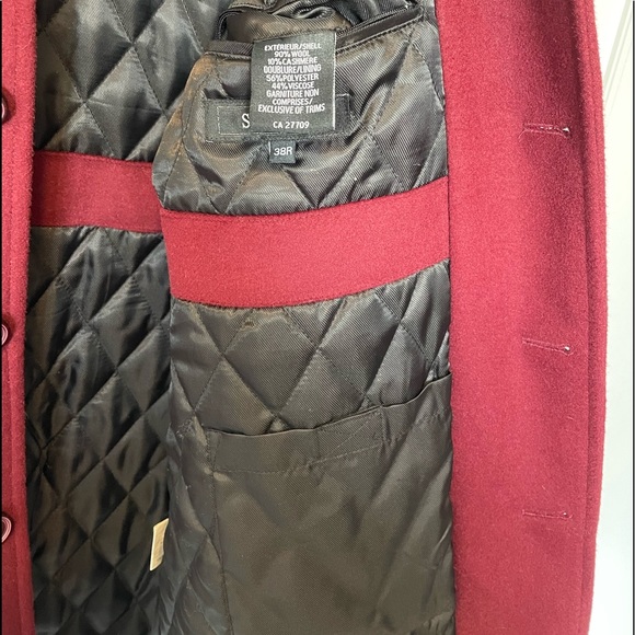 Strauss Wool/ Cashmere Coat- 38 (fits 40/ M)-Retail $400 - Picture 4 of 5